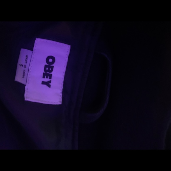 Obey “LOVE IS WAR” Varsity Jacket - Picture 6 of 7